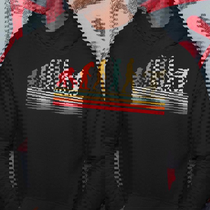 男のtシャツビンテージレトロの面白いボウリングの進化 パーカー 面白い贈り物