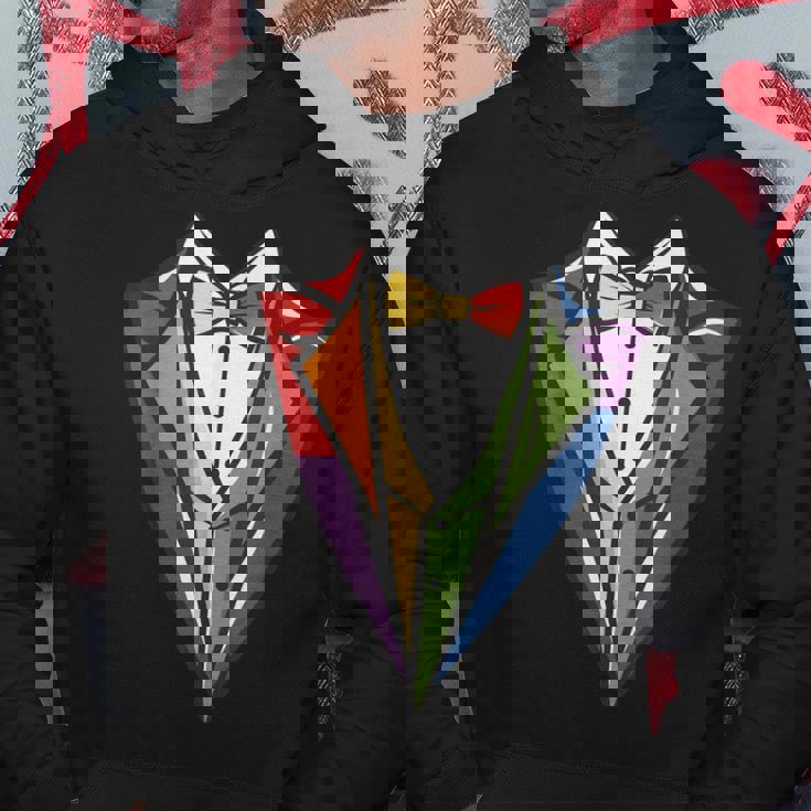 男の子、子供、男性用の幼児用タキシードコスチューム。かわいいレインボータキシード。 パーカー 面白い贈り物