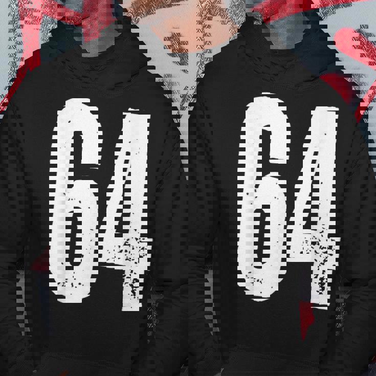 番号 64 パーカー 面白い贈り物