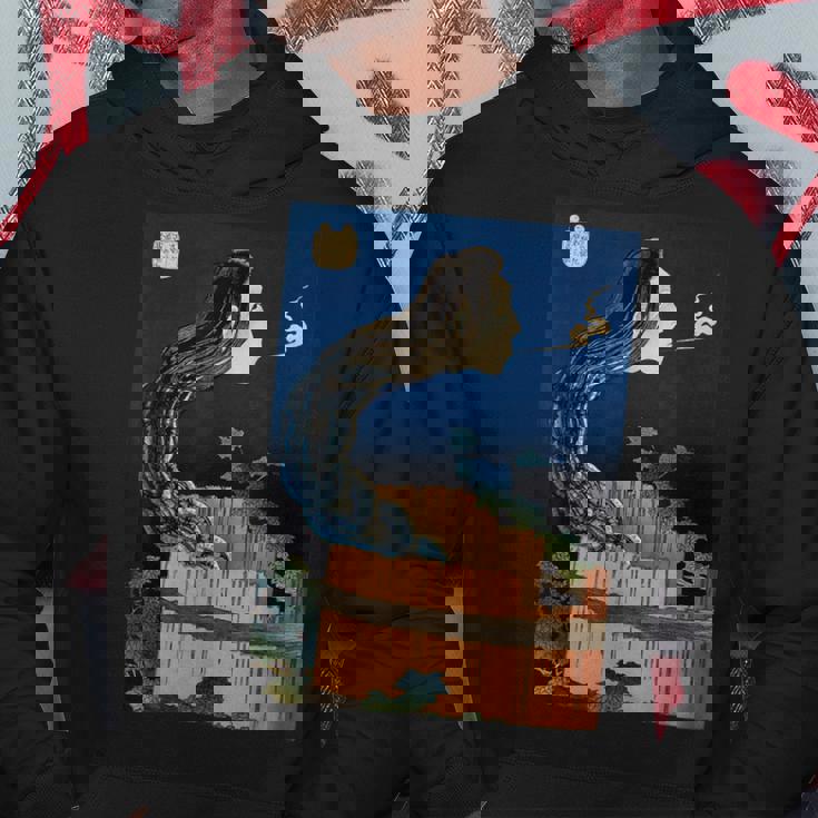 番町皿屋敷 百物語 怪談 葛飾 北斎 お皿のマンション お菊 日本美術 ハロウィン パーカー 面白い贈り物