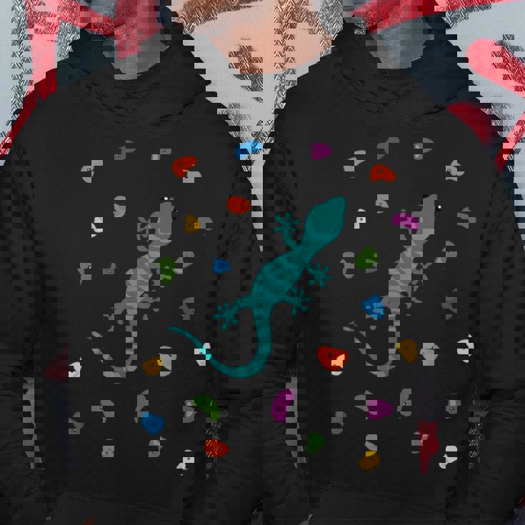 登山ゲッコ ボルダーグリップ付き ボルダリング ホール クライミング スポーツ パーカー 面白い贈り物