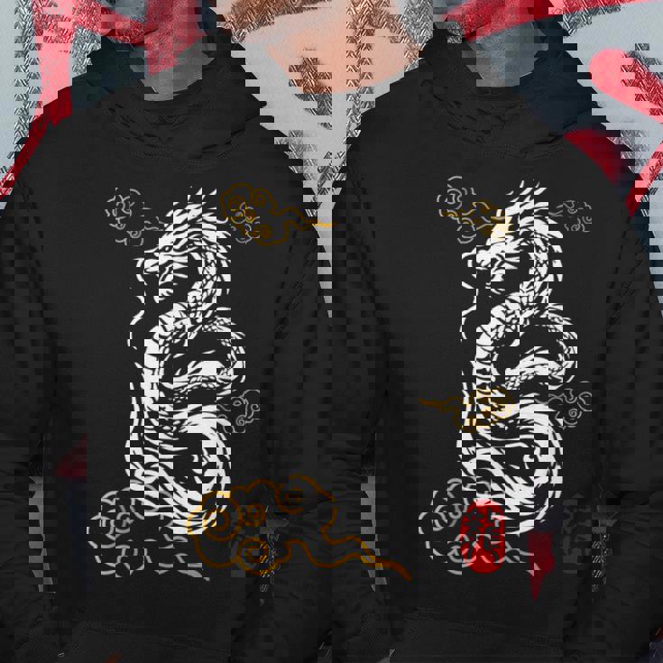 白龍、日本文化、縁起の良い パーカー 面白い贈り物