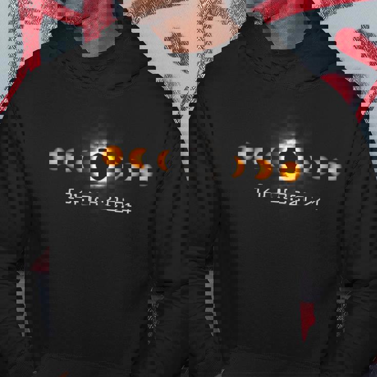 皆既日食2024年4月8日太陽の月 パーカー 面白い贈り物