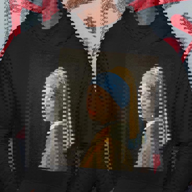 真珠の耳飾りの少女／フェルメール【世界の名画】（高精細画像）Vermeer 美術館アート 油絵 パーカー 面白い贈り物