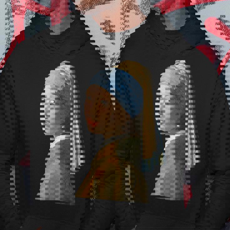 真珠の耳飾りの少女／フェルメール（切り抜き）【世界の名画】Johannesermeer 青いターバン 美術館アート パーカー 面白い贈り物