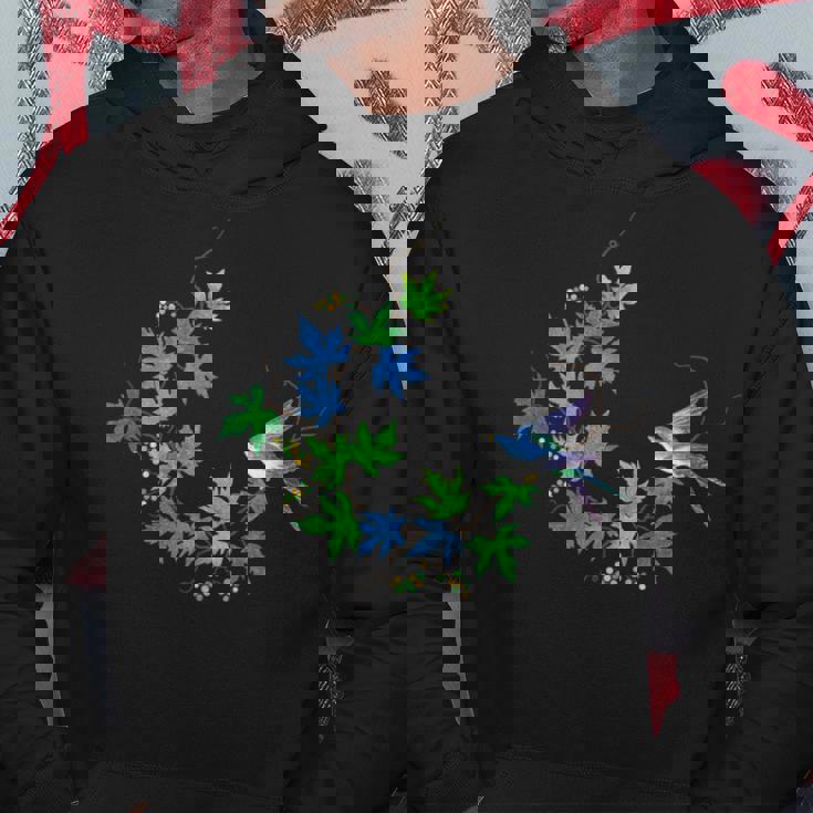 碧い楓 碧い鳥 パーカー 面白い贈り物