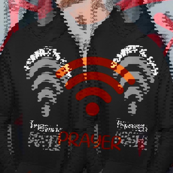 神とつながるパスワードは祈り神信仰イエス パーカー 面白い贈り物