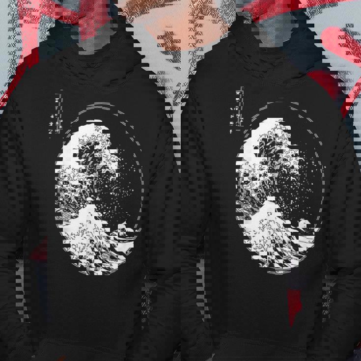 神奈川沖大波 北斎日本美術 パーカー 面白い贈り物