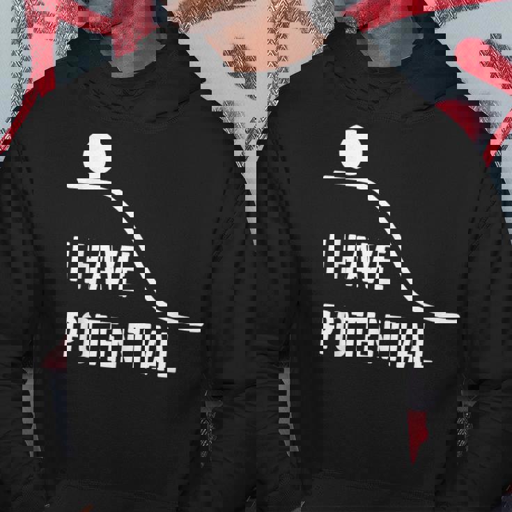 私には潜在的なエネルギーがあります-面白い物理学 パーカー 面白い贈り物