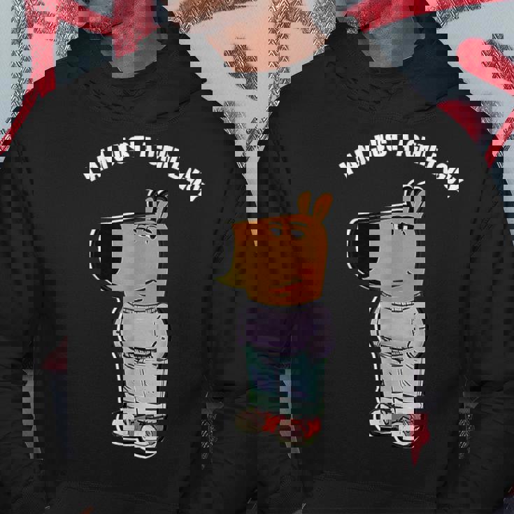 私の新しいキャラクターはチル・ガイ・ファニー・アイ・アム・ア・チル・ガイ パーカー 面白い贈り物