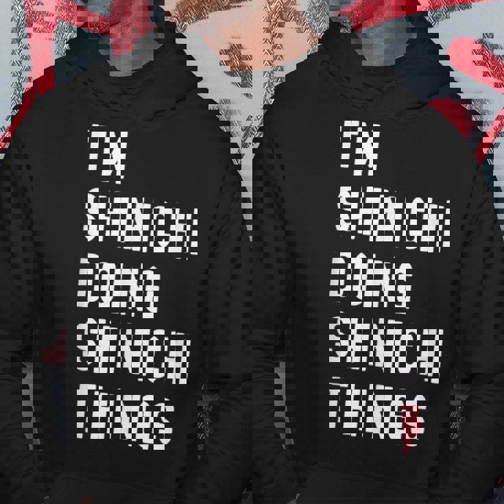 私はhinichiです。Shinichi が行うことを行う。 パーカー 面白い贈り物