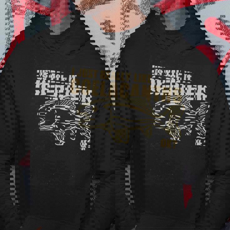 私はシーラカンスが本当に好きですok パーカー 面白い贈り物