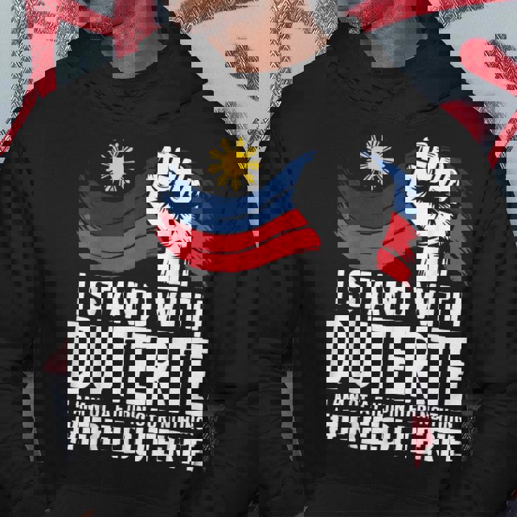 私はドゥテルテを支持します。私は何の理由もなくフィリピン人ではありません-無料prrd パーカー 面白い贈り物