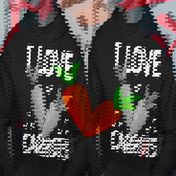 私はニンジンが大好き パーカー 面白い贈り物