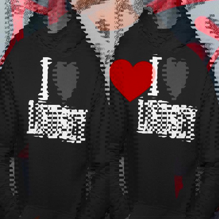 私はリンジーが大好きです パーカー 面白い贈り物