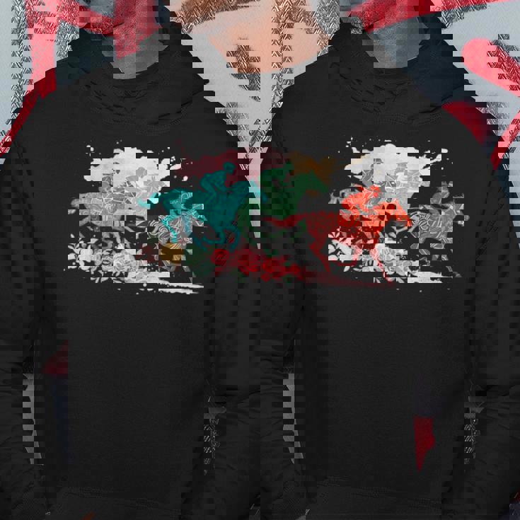 競馬 乗馬 トラックレース ロデオ 乗馬 ライダー パーカー 面白い贈り物