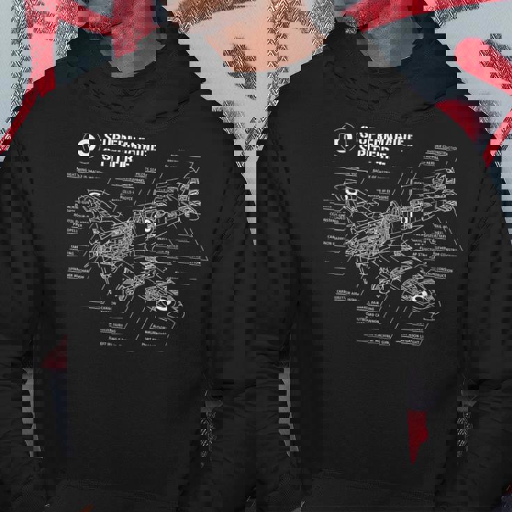 第二次世界大戦イギリスのスーパーマリンスピットファイアファイター パーカー 面白い贈り物