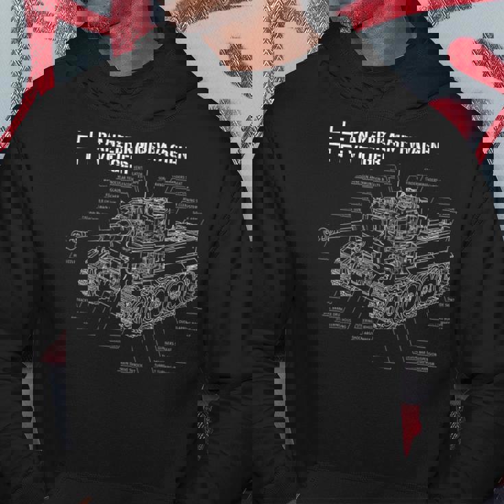 第二次世界大戦ドイツ戦車タイガーiの設計図 パーカー 面白い贈り物