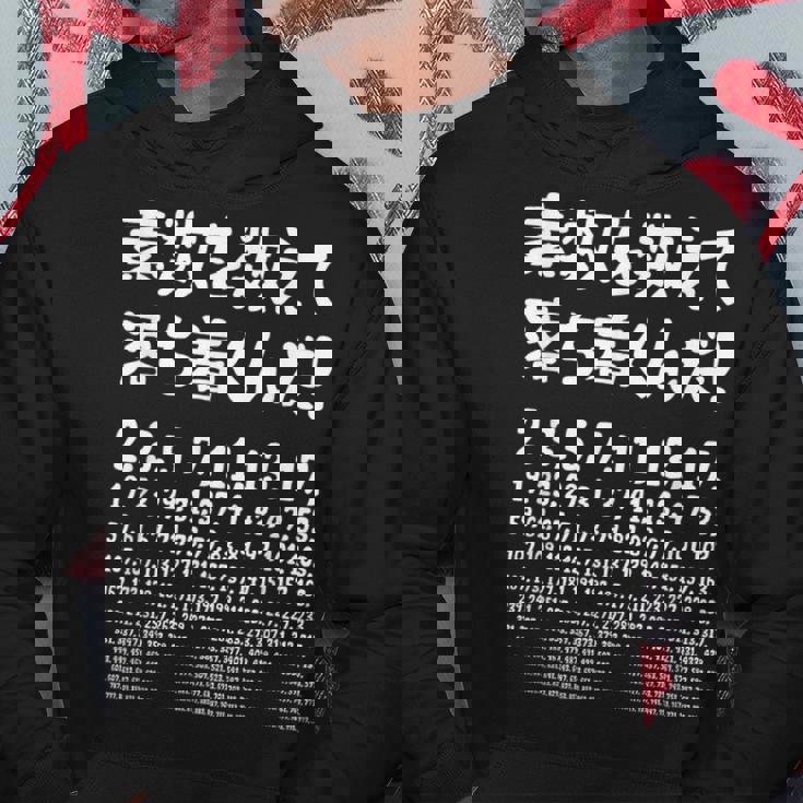 素数を数えて落ち着くんだ！ 数学者 ジョーク ウケ狙い お笑い好き ギャグ好き ジョーク好き 数学 おもしろ ネタ パーカー 面白い贈り物