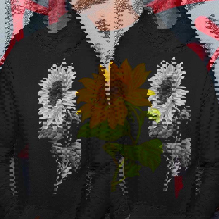 素敵なかわいいヒマワリの植物の花のアートワーク パーカー 面白い贈り物