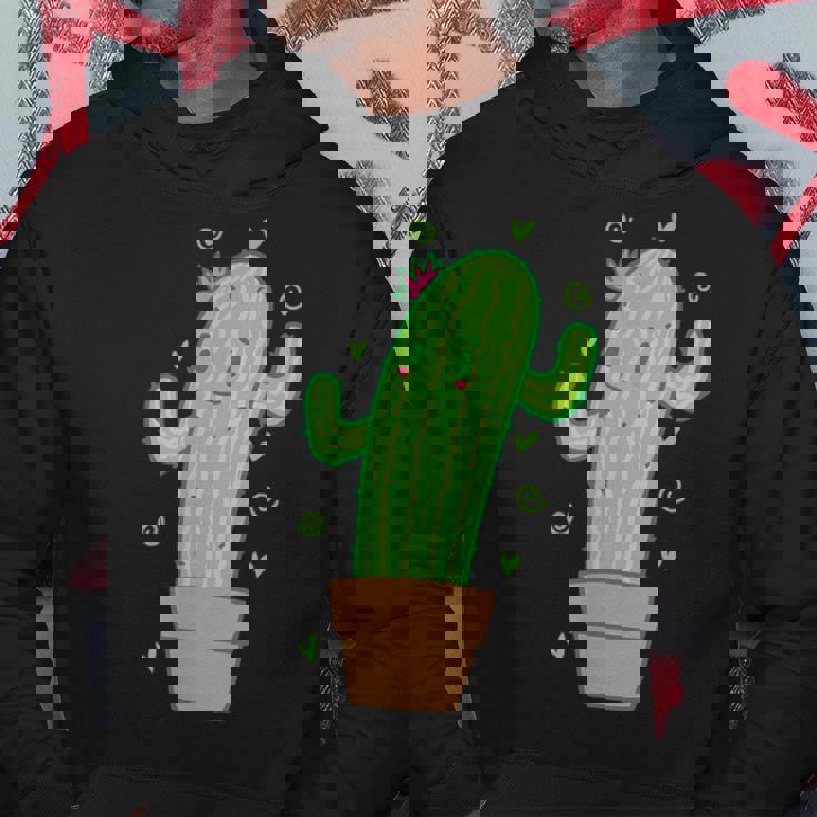 素敵なムードのサボテン パーカー 面白い贈り物