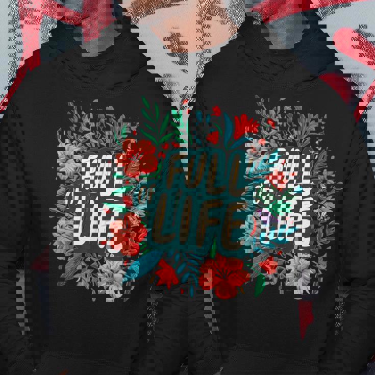 素敵な花のコスチュームでいっぱいの人生。 パーカー 面白い贈り物