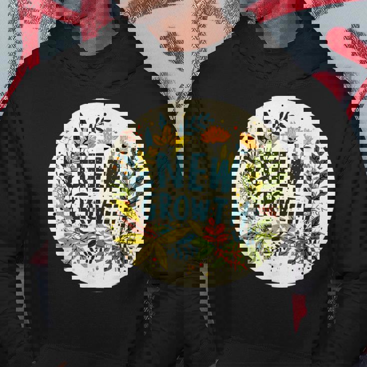 素敵な黄色い花と春の植物のための新しい成長スピーチ パーカー 面白い贈り物