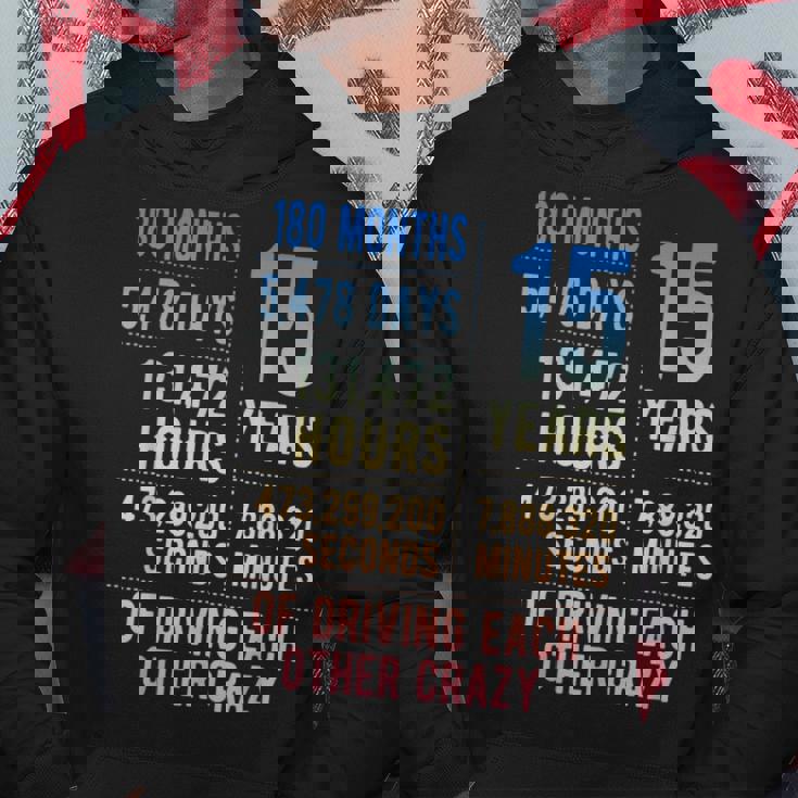 結婚15年 おもしろい 結婚15周年 パーカー 面白い贈り物