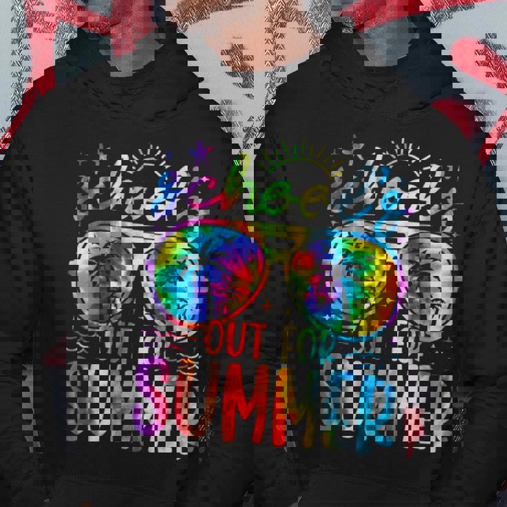 絞り染め 学校教師の夏最終日 パーカー 面白い贈り物