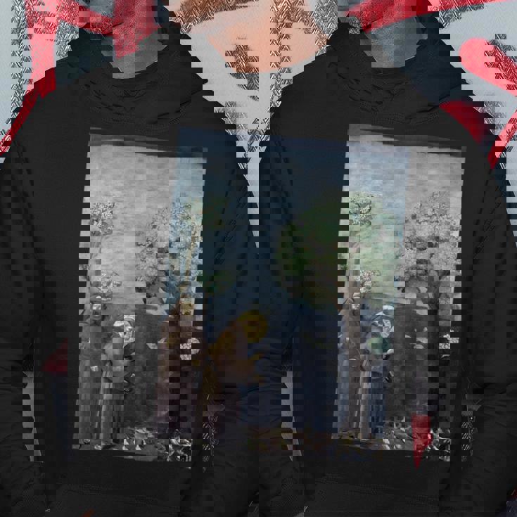 聖フランシスコ 鳥への説教 ジョット作 1299 パーカー 面白い贈り物