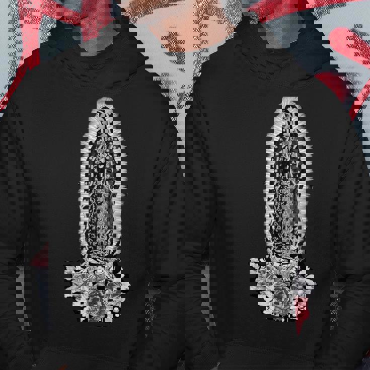 聖母デグアダルーペ 聖マリア キリスト教徒、カトリック教徒向け パーカー 面白い贈り物