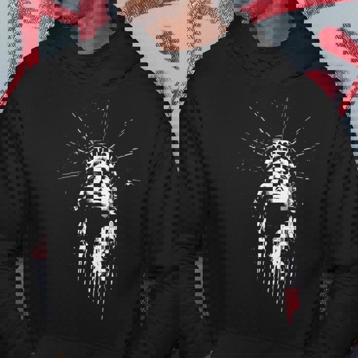 自由の女神、ニューヨークのアイコン、アメリカ、ゴッサムのデザイン。 パーカー 面白い贈り物