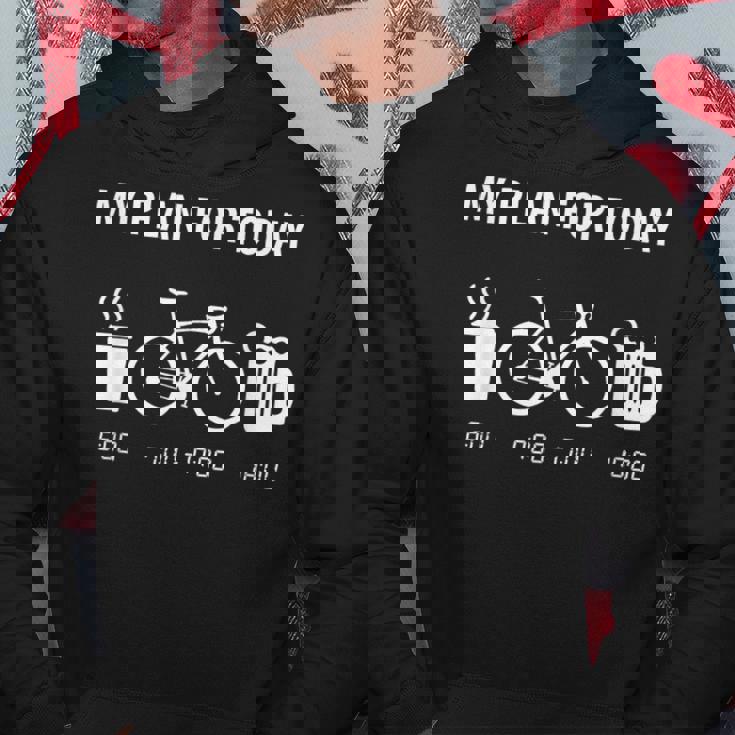 自転車 面白い ロードバイク 面白い サイクリスト 今日の私の計画 パーカー 面白い贈り物