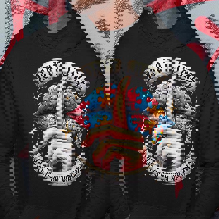 自閉症啓発唇を理解していないことを判断しないでください パーカー 面白い贈り物