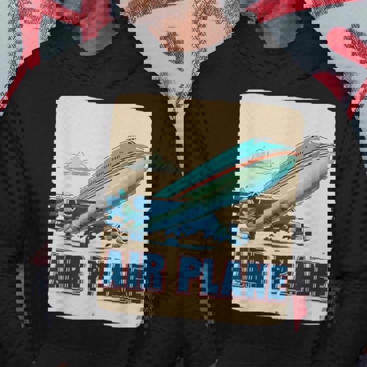 航空機愛好家のためのクールな旅客機飛行機コスチューム。 パーカー 面白い贈り物