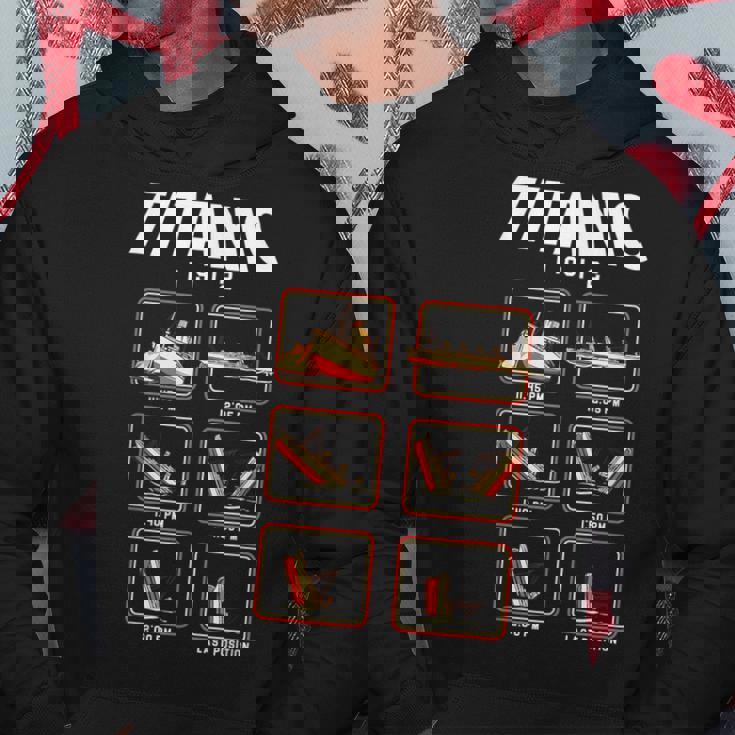 船1912クルーズのタイタニック号沈没段階 パーカー 面白い贈り物