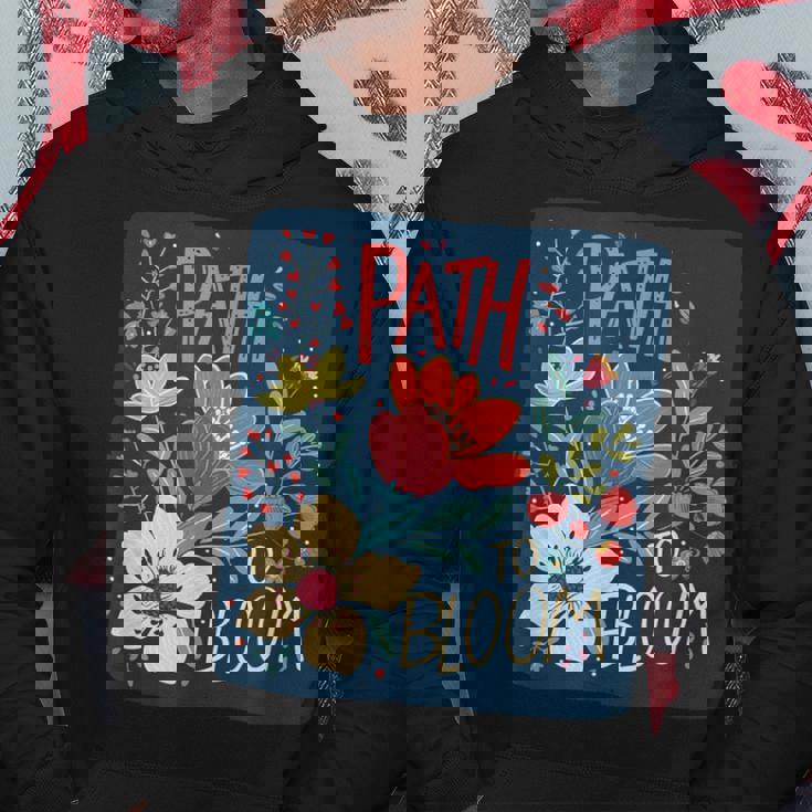 花を咲かせる春好きのための面白い小道コスチューム。 パーカー 面白い贈り物