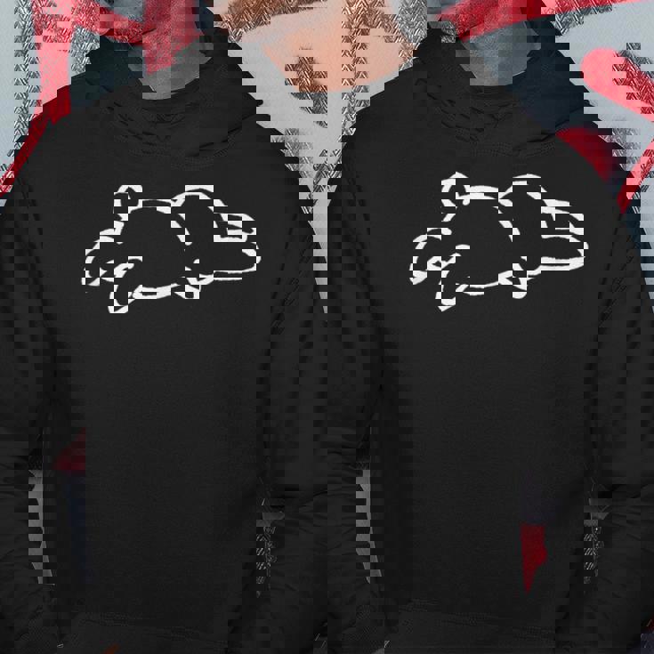 落ちたウサギ パーカー 面白い贈り物