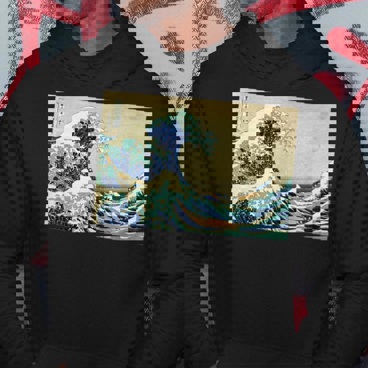 葛飾 北斎 神奈川沖浪裏 有名なヴィンテージアート スタイリッシュ パーカー 面白い贈り物