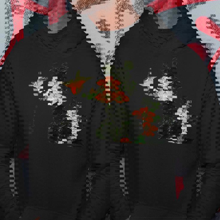 葛飾北斎作「ハイビスカスとスズメ」1830 パーカー 面白い贈り物