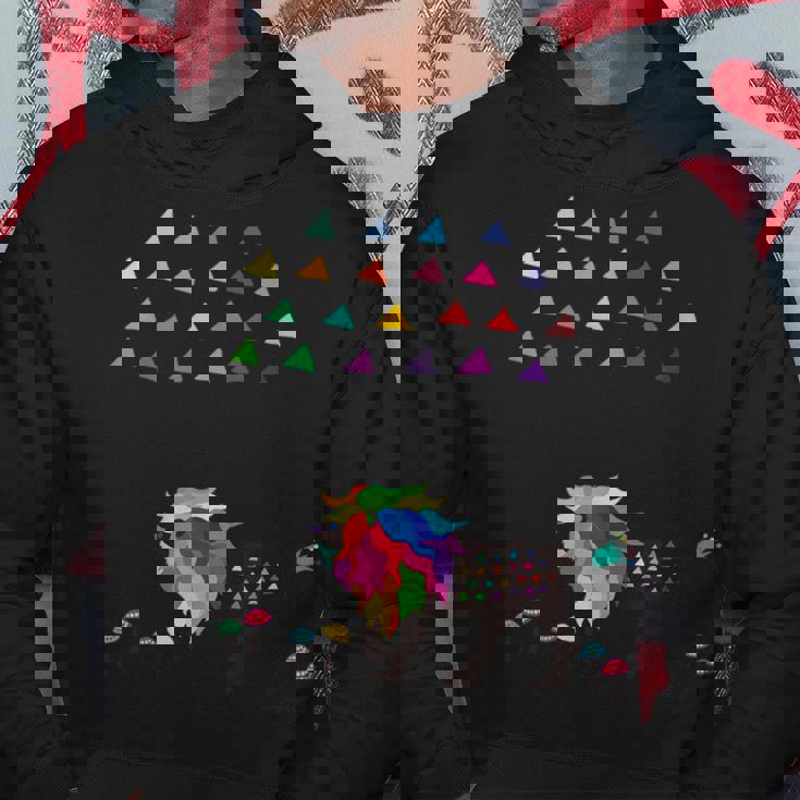 虹色のライオン パーカー 面白い贈り物