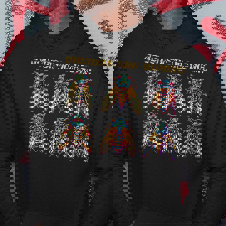 蝉がやってくる、蝉ゲドン2024 蝉 パーカー 面白い贈り物