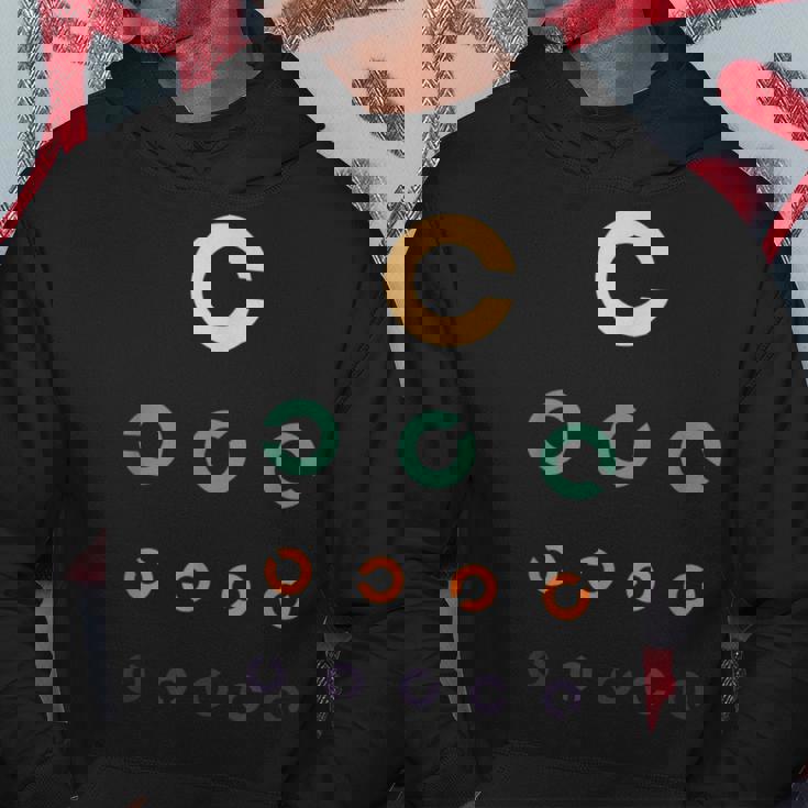 視力検査眼鏡屋面白いレトロヴィンテージ パーカー 面白い贈り物