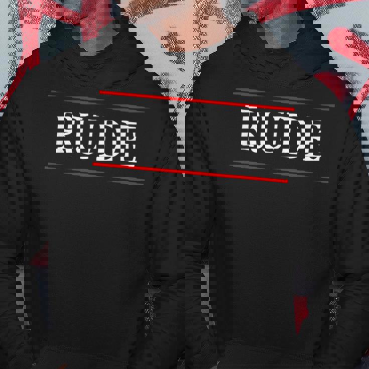 言葉 Rude On It パーカー 面白い贈り物