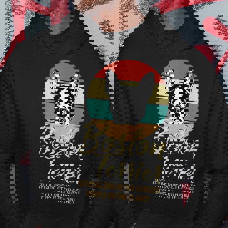 誇り高きボストンテリア オーナーシャツ、ボストンテリア 子犬 パーカー 面白い贈り物