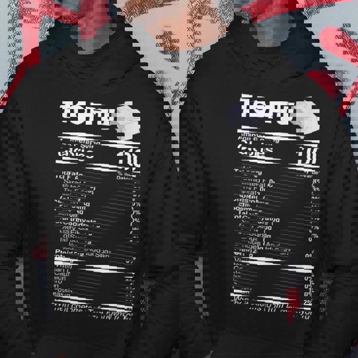 豆腐栄養成分 おもしろ食品 ビーガン ベジタリアンプロテイン パーカー 面白い贈り物