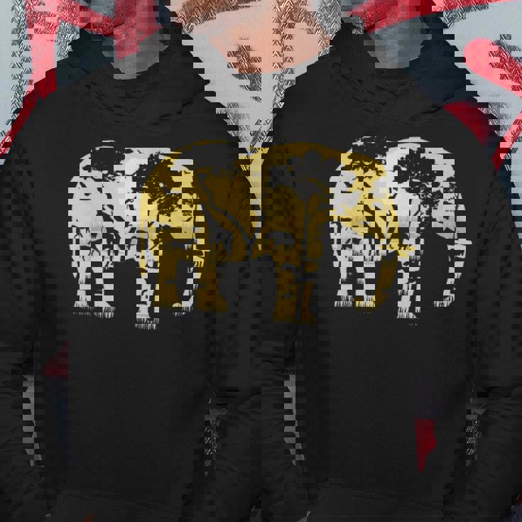 象の贈り物野生生物保護動物園動物動物学アフリカ パーカー 面白い贈り物