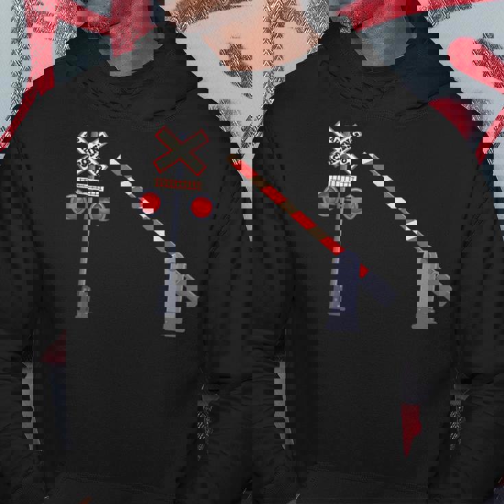 踏切バリアサイン ハロウィン コスチューム Diy パーカー 面白い贈り物