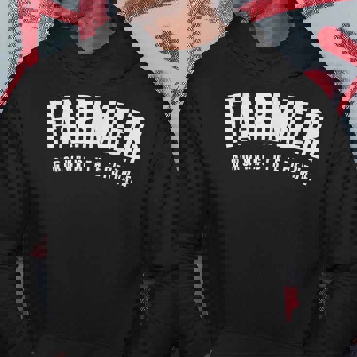 農家 未来を育てる パーカー 面白い贈り物