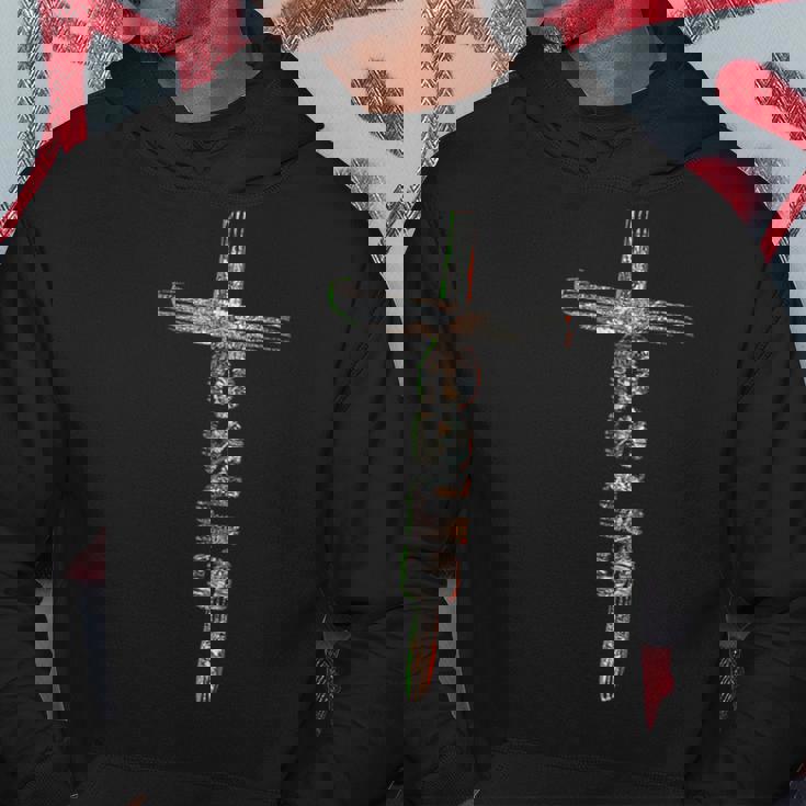 迷彩柄イエスクロス パーカー 面白い贈り物